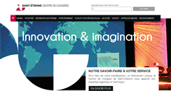 Desktop Screenshot of congres-saint-etienne.com